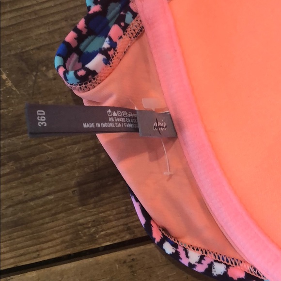 NEW Aerie print racer back bikini set - Picture 3 of 5